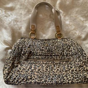 Nine West Puffer Bag-NWOT-Animal Print
